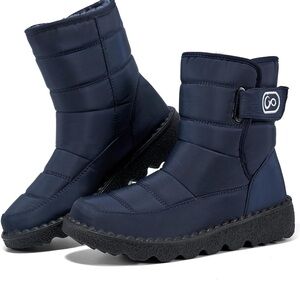 Cozy Navy Winter Boots for Women